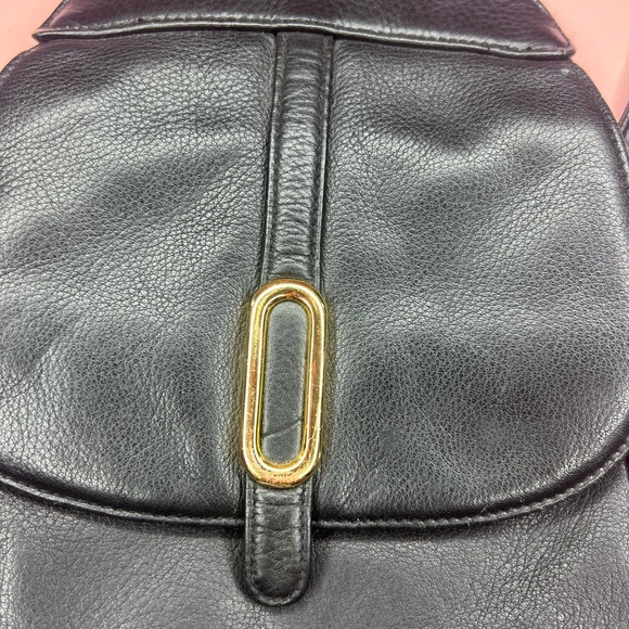 90s leather backpack